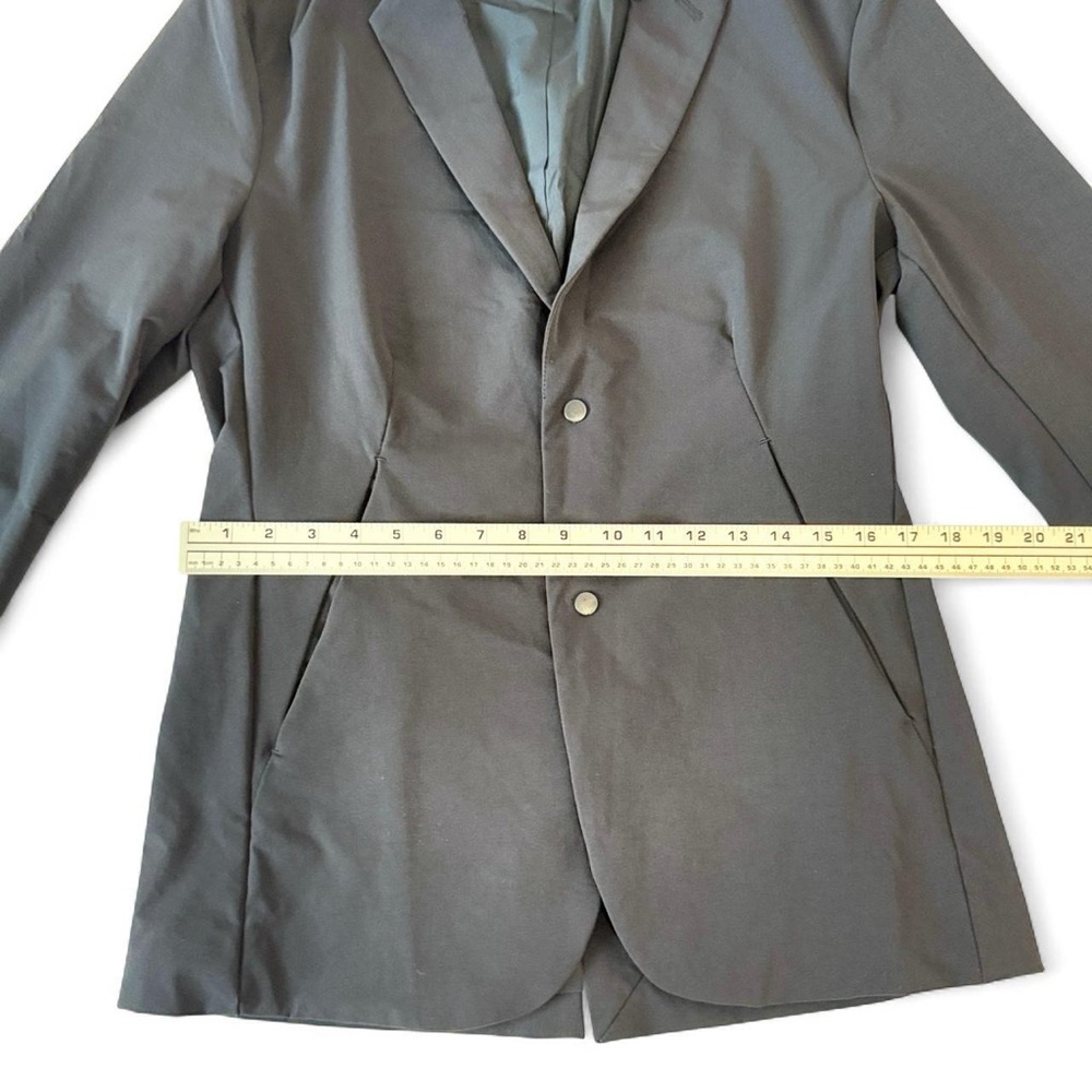 Five Four FF.LA Women's Nomad Blazer Size Small Navy Blue Athleisure Full Snap - Picture 5 of 8